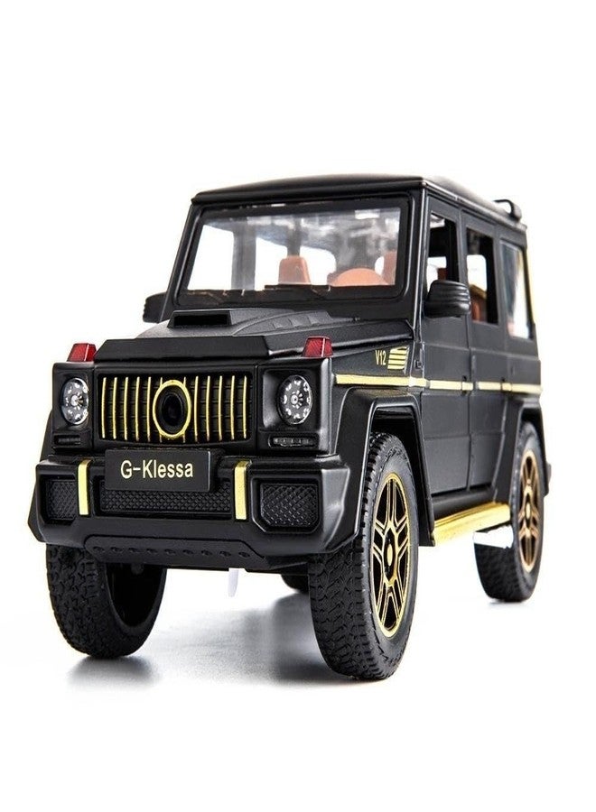 BDTCTK 1/24 Benz G63 AMG Model Car, Zinc Alloy Pull Back Toy car with Sound and Light for Kids Boy Girl Gift(Black) - Image 1